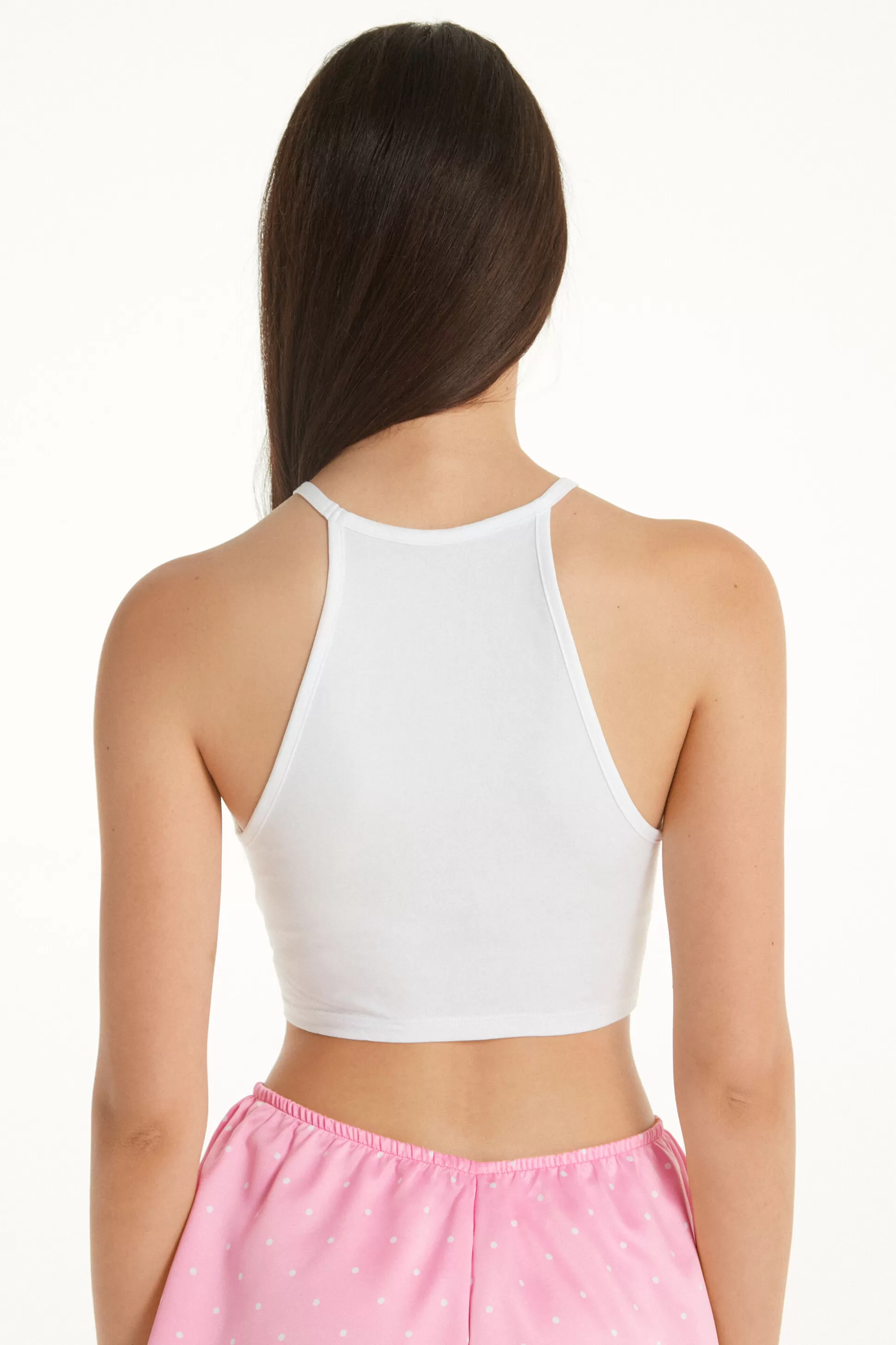 Top Corto In Cotone Elasticizzato Con Stampa - Pigiami Combinabili - Donna | >Tezenis Flash Sale