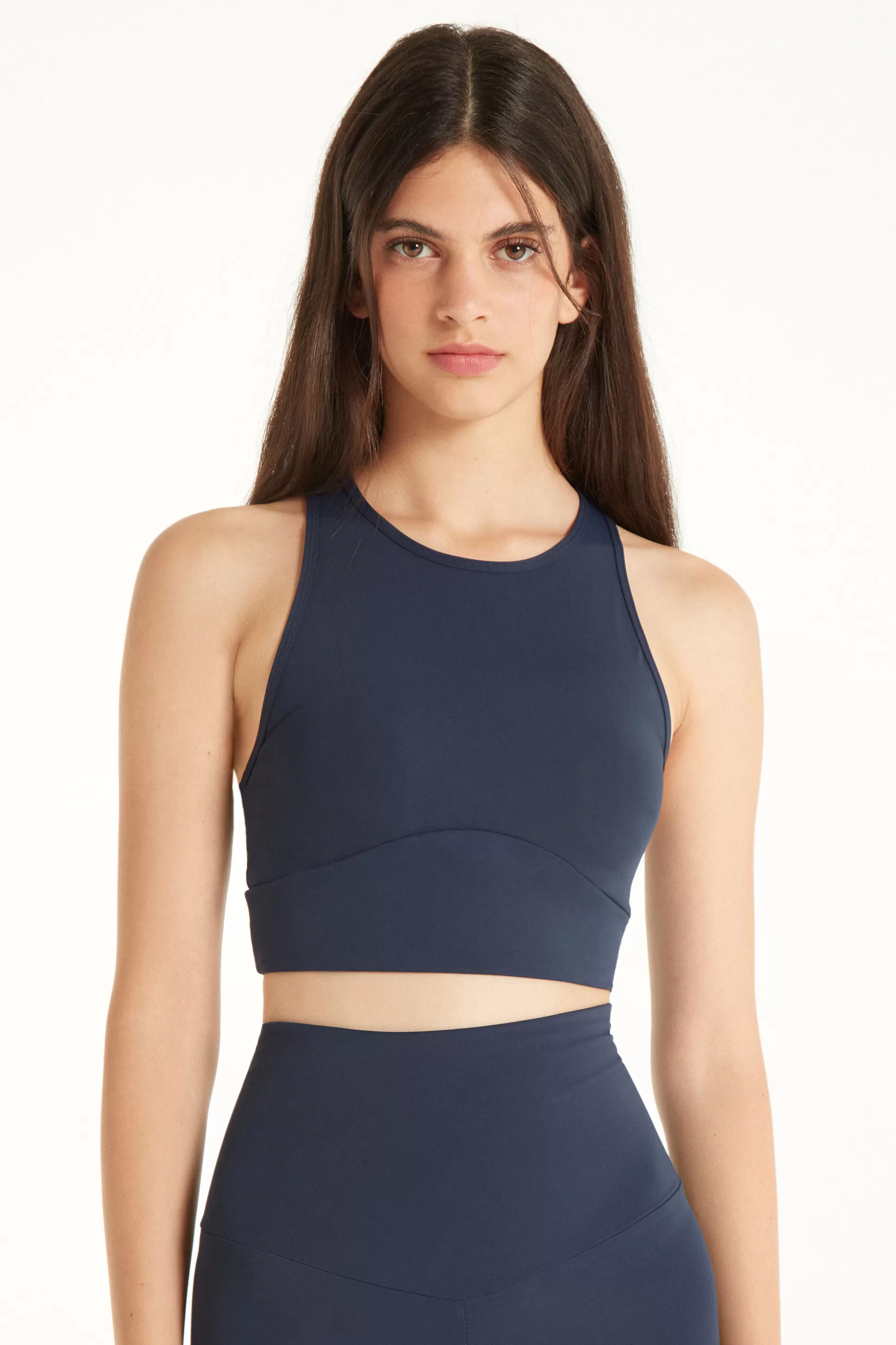 Top Corto Senza Maniche In Microfibra - Canotte E Top - Donna | >Tezenis Flash Sale