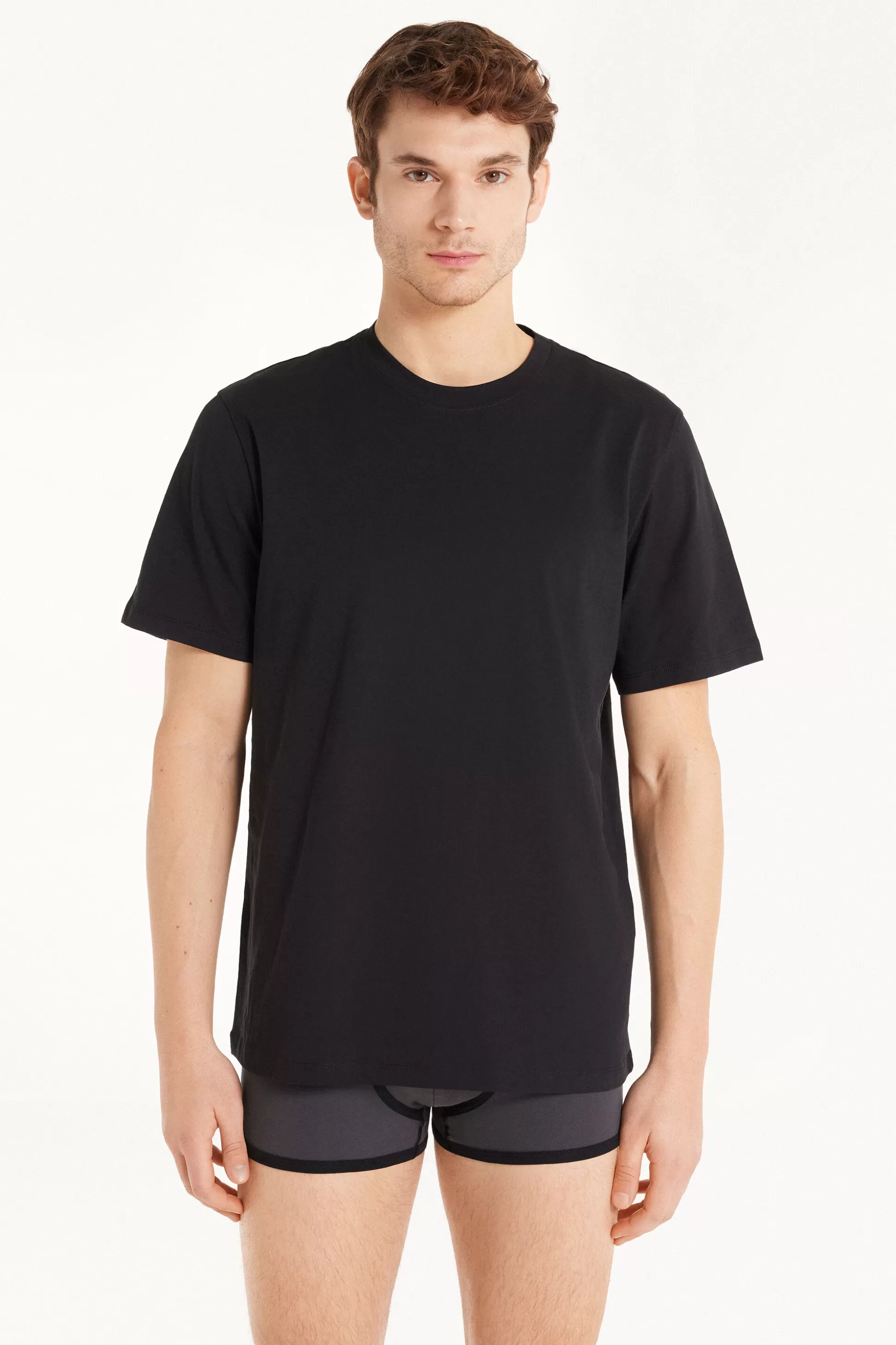 T-shirt Basic Ampia In Cotone - T-shirt E Magliette - Uomo | >Tezenis Shop