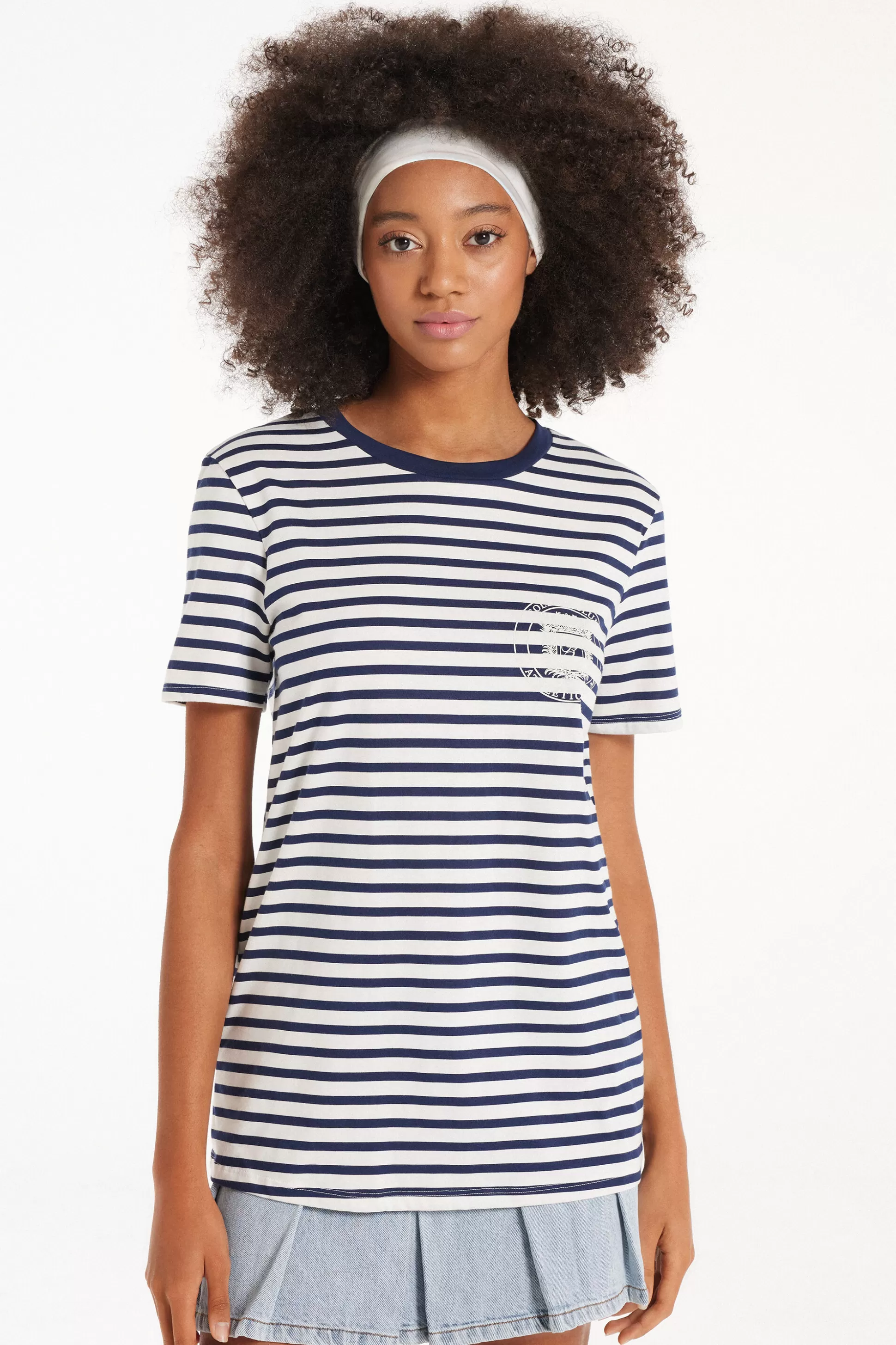 T-Shirt Cotone Con Stampa - Magliette Maniche Corte - Donna | >Tezenis Outlet