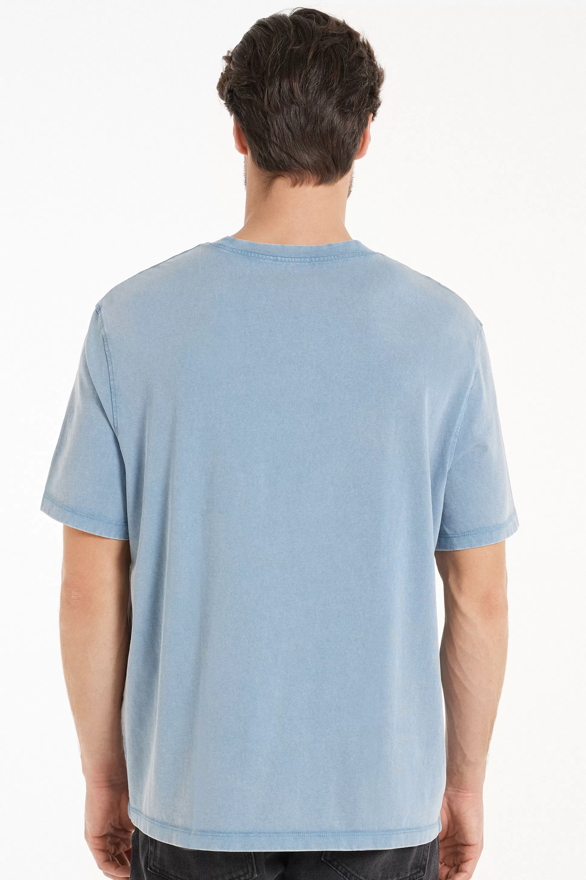 T-Shirt Girocollo In Cotone Delavé - T-shirt E Magliette - Uomo | >Tezenis Cheap