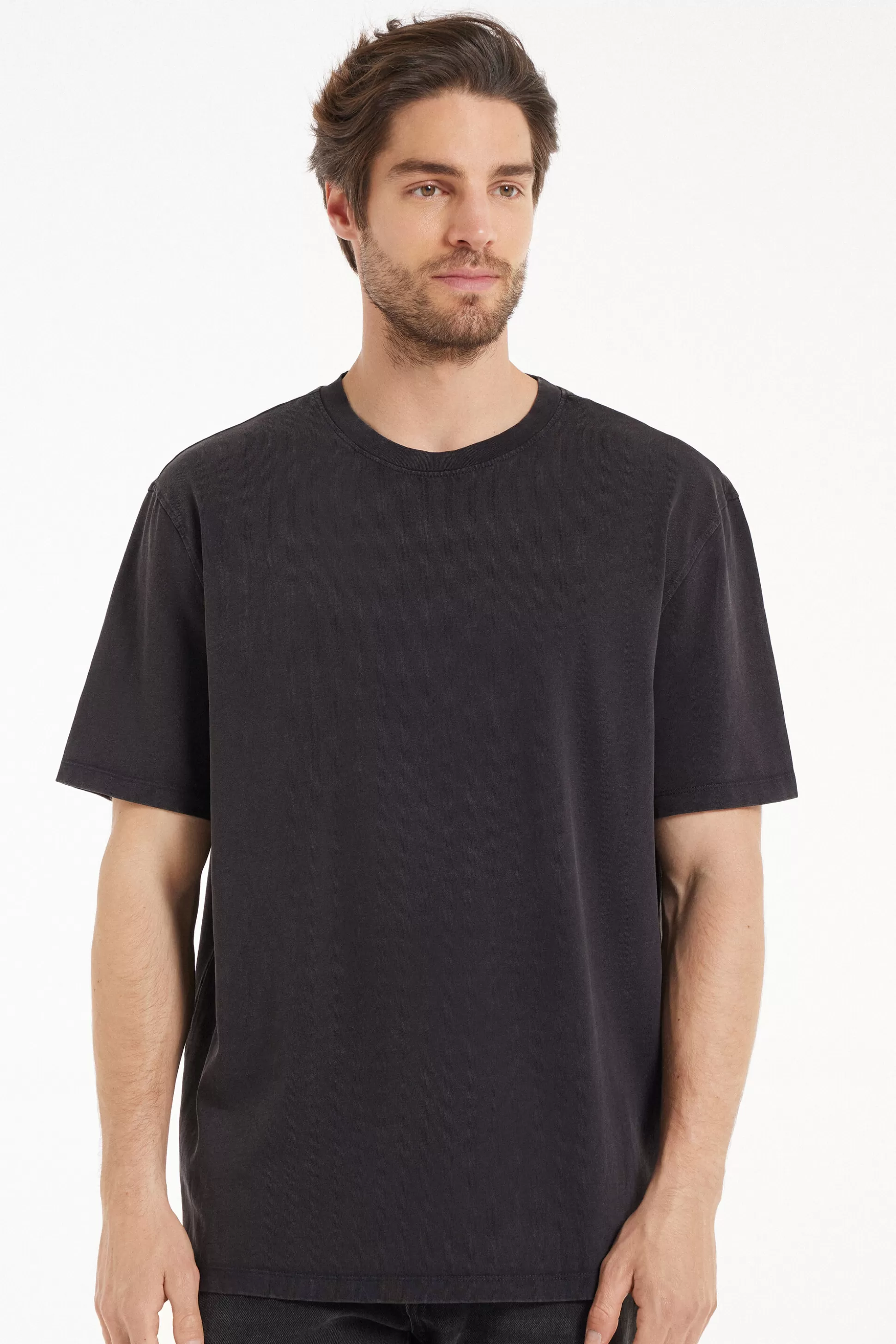 T-Shirt Girocollo In Cotone Delavé - T-shirt E Magliette - Uomo | >Tezenis Best Sale