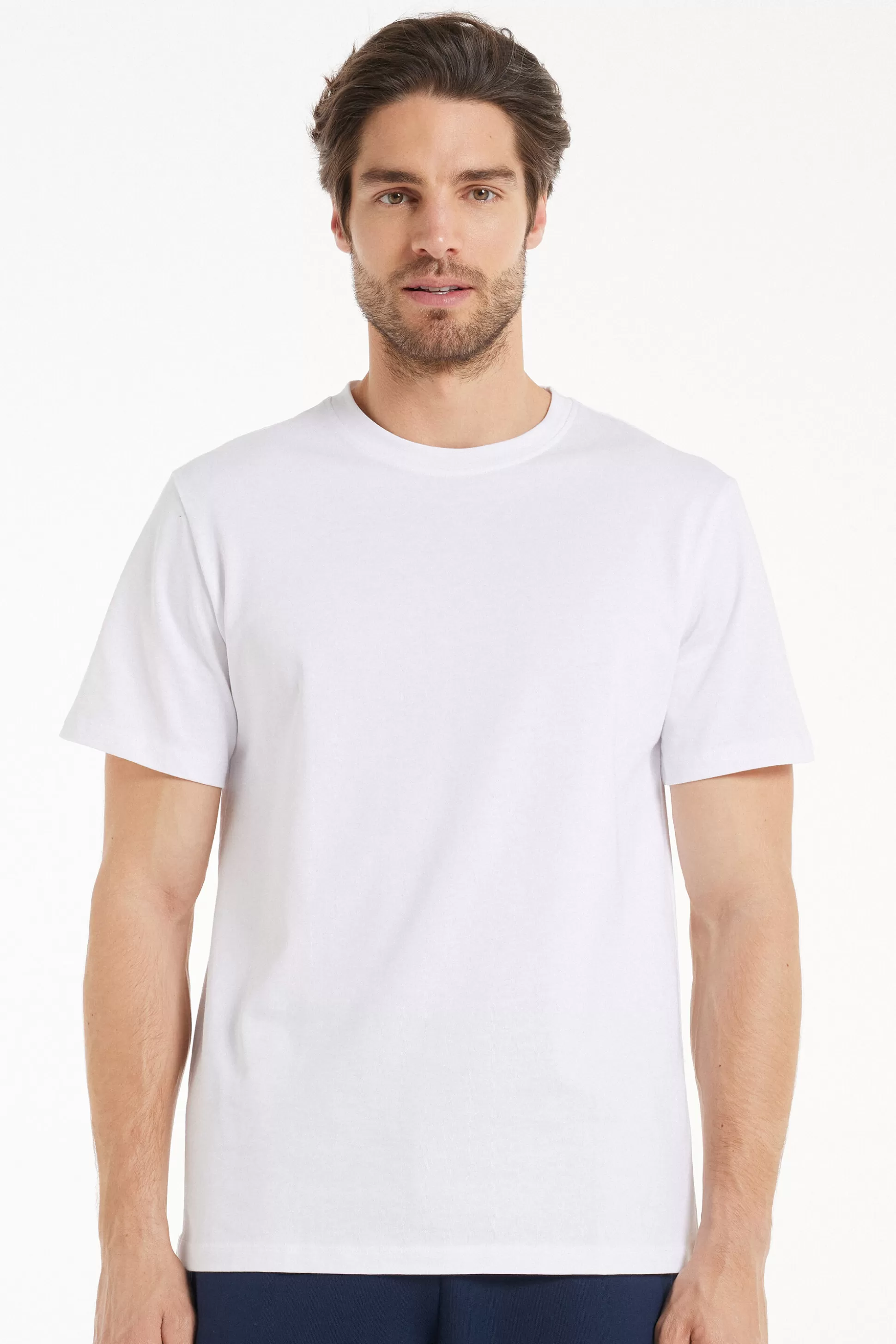 T-Shirt In 100% Cotone A Girocollo - T-shirt E Magliette - Uomo | >Tezenis Store