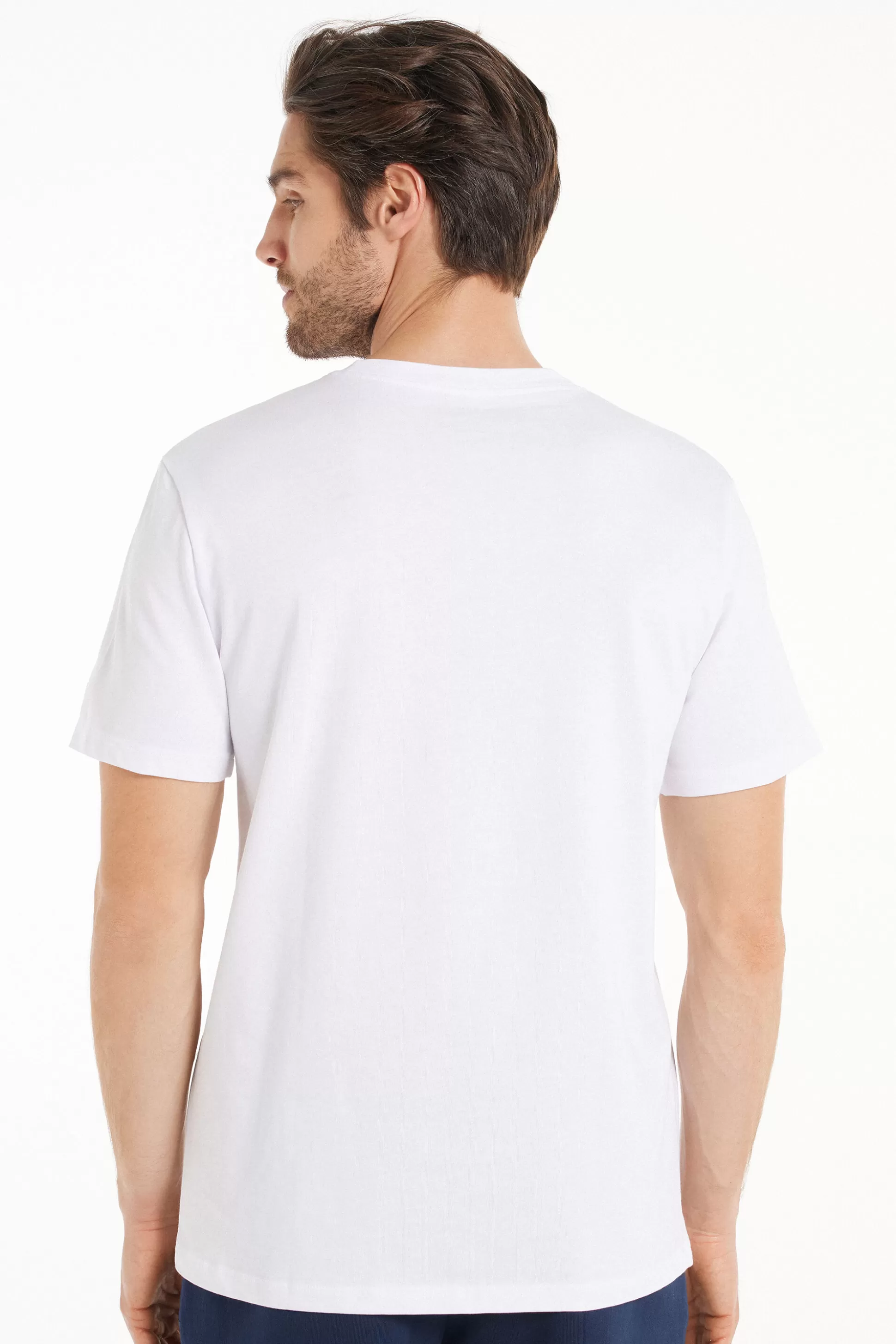 T-Shirt In 100% Cotone A Girocollo - T-shirt E Magliette - Uomo | >Tezenis Store