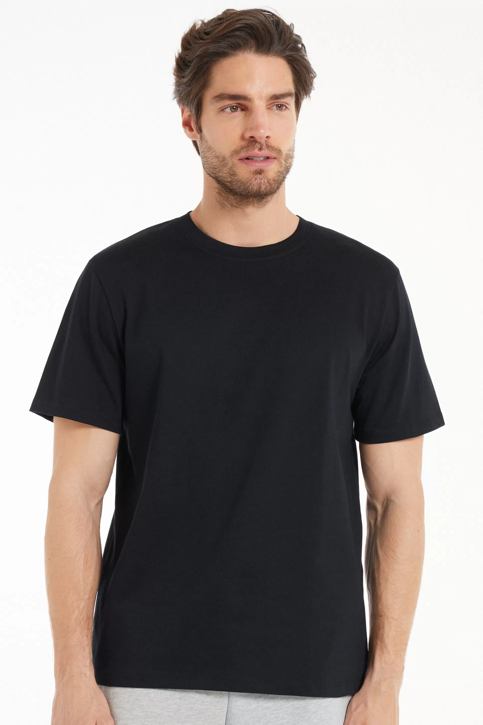 T-Shirt In 100% Cotone A Girocollo - T-shirt E Magliette - Uomo | >Tezenis Store