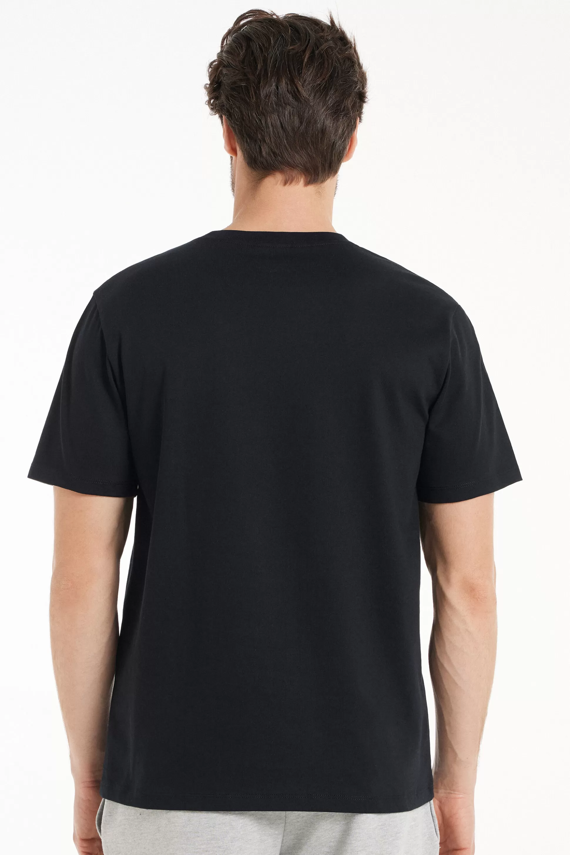 T-Shirt In 100% Cotone A Girocollo - T-shirt E Magliette - Uomo | >Tezenis Store