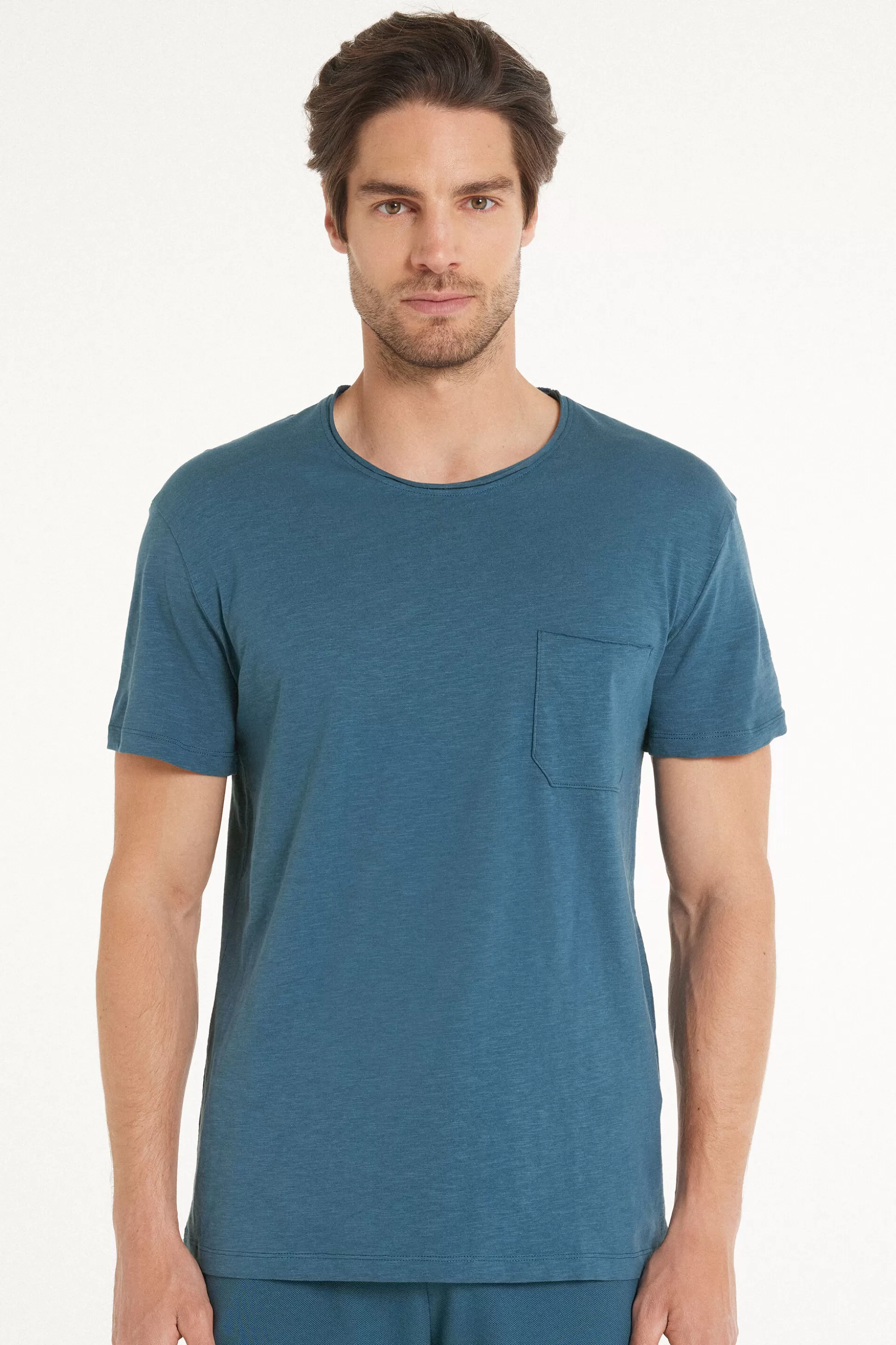 T-shirt In Cotone Con Taschino - T-shirt E Magliette - Uomo | >Tezenis Best