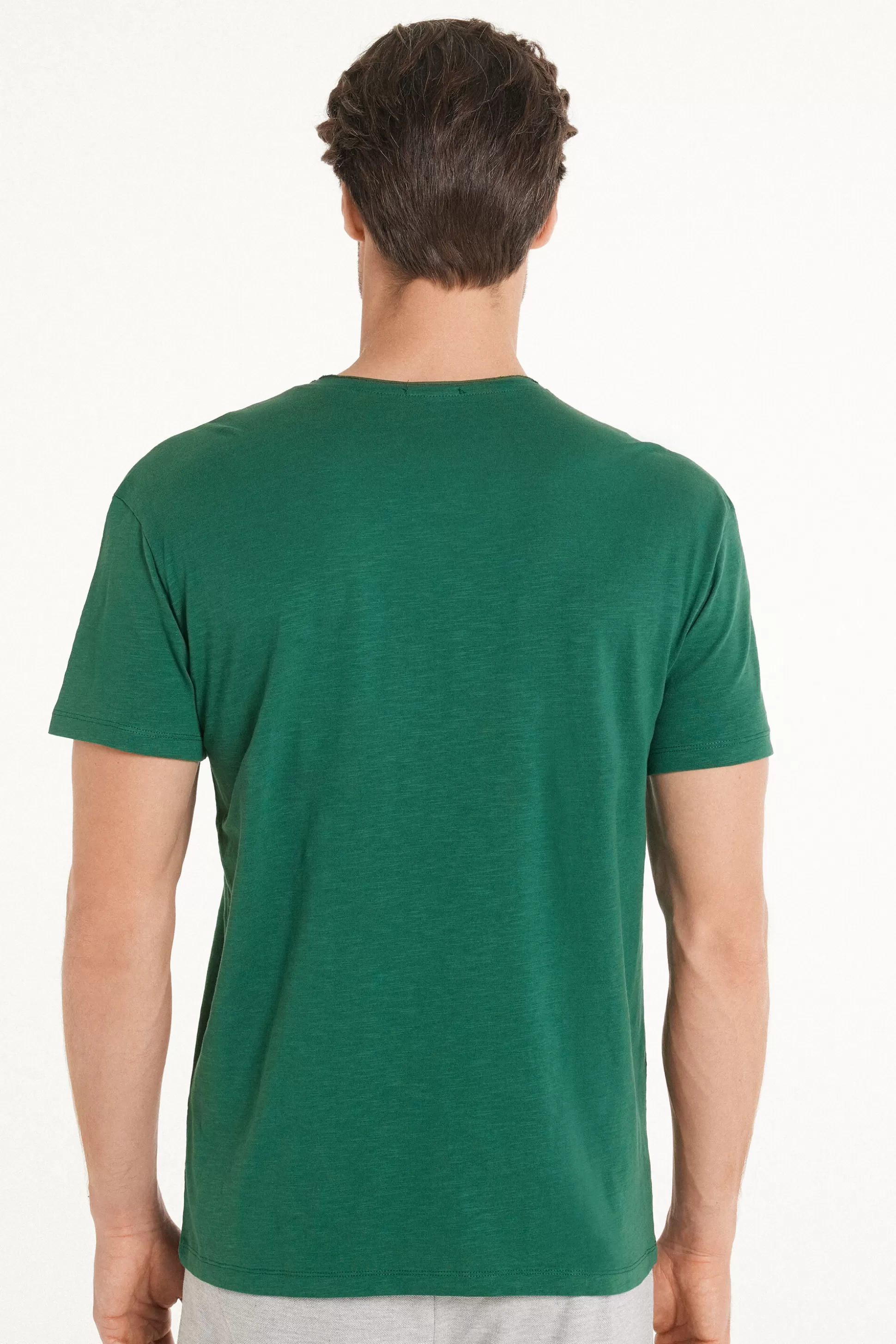 T-shirt In Cotone Con Taschino - T-shirt E Magliette - Uomo | >Tezenis Flash Sale