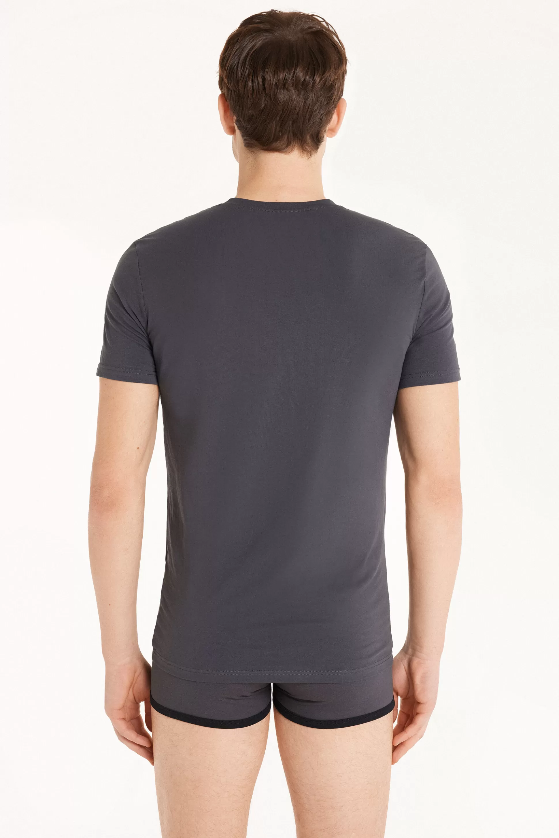 T-Shirt In Cotone Elasticizzato - T-shirt E Magliette - Uomo | >Tezenis Outlet