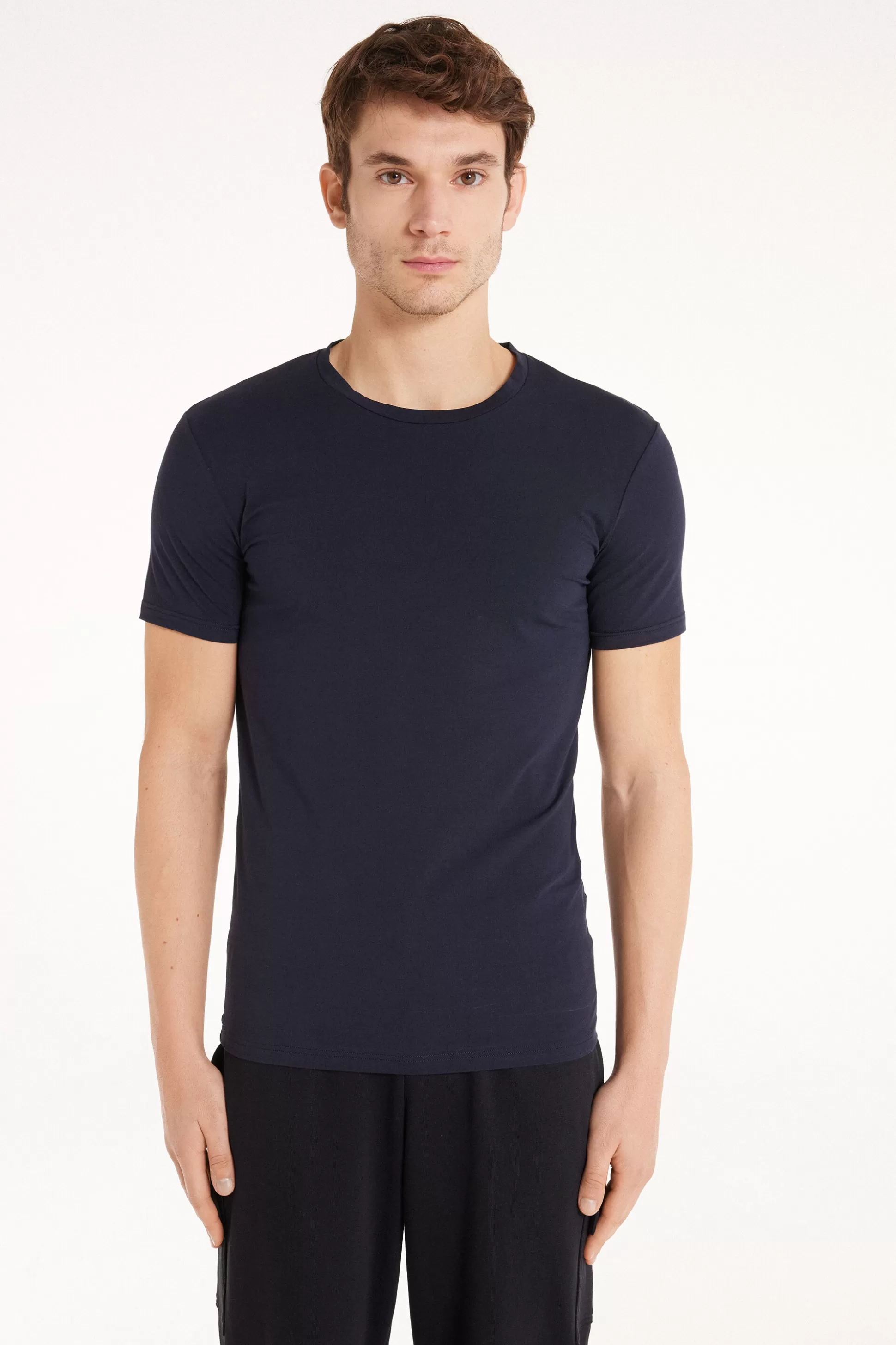 T-Shirt In Cotone Elasticizzato - T-shirt E Magliette - Uomo | >Tezenis Hot