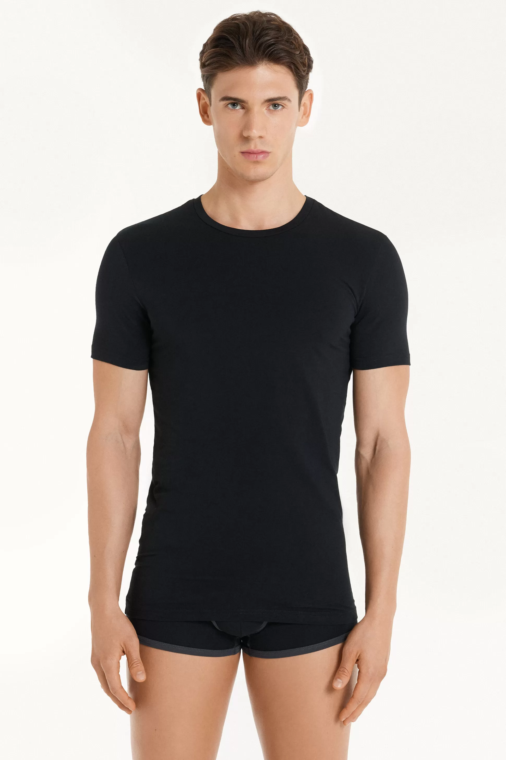 T-Shirt In Cotone Elasticizzato - T-shirt E Magliette - Uomo | >Tezenis Sale