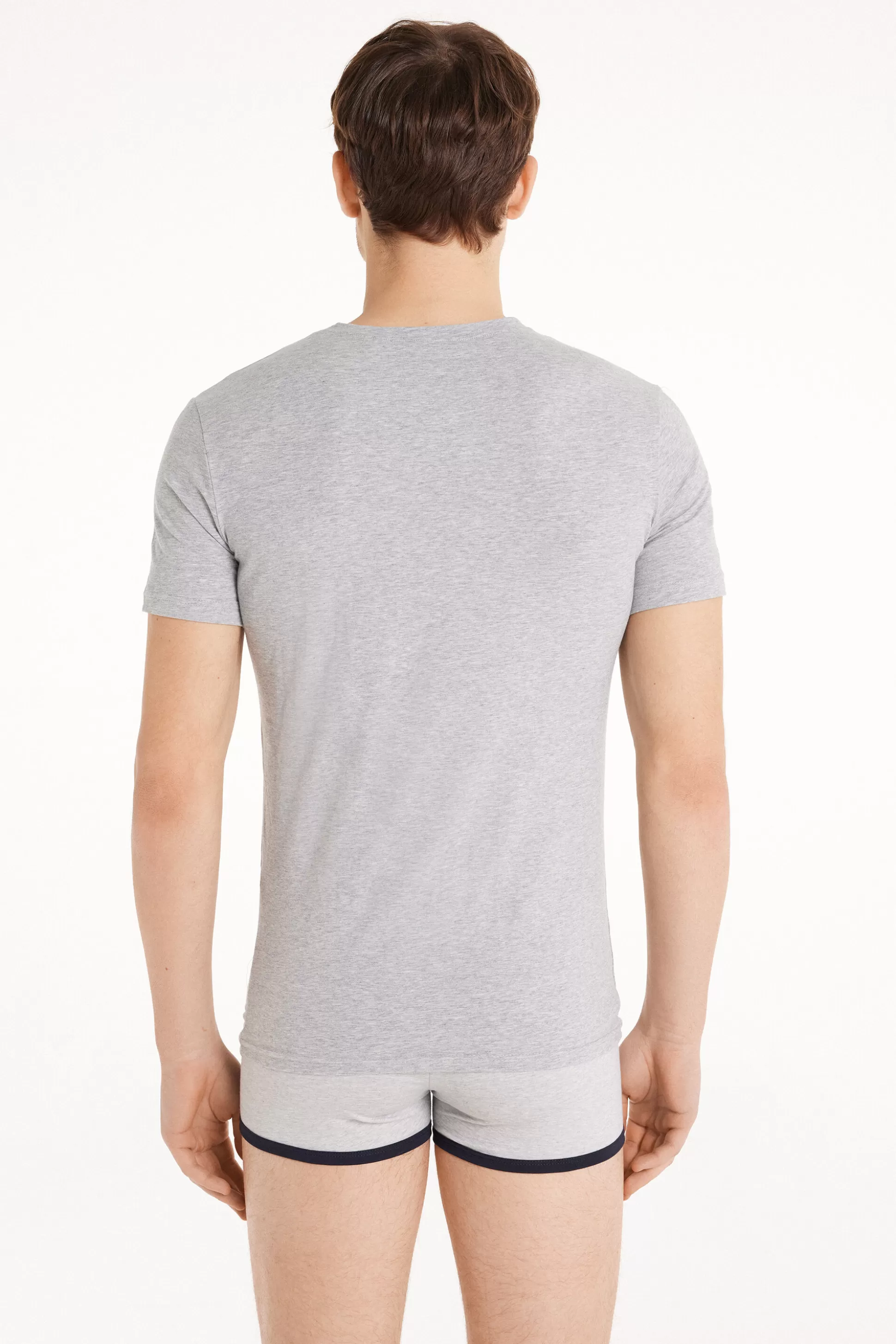 T-Shirt In Cotone Elasticizzato - T-shirt E Magliette - Uomo | >Tezenis Shop